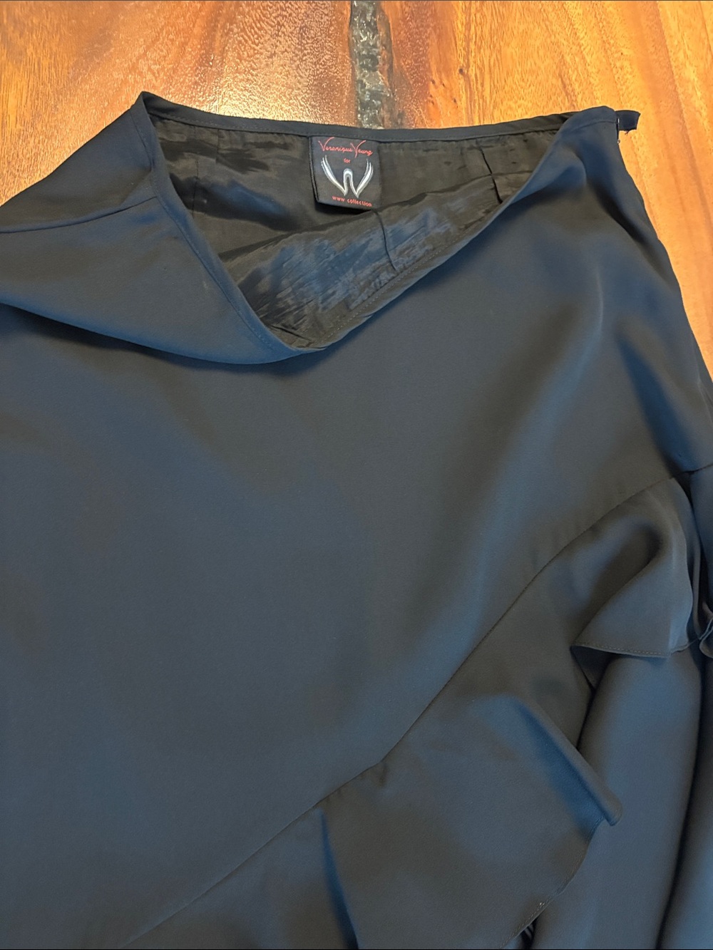 Black skirt ruffles